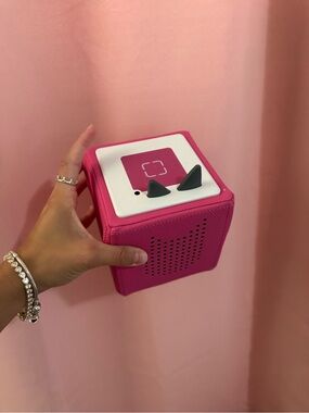 Portable Pink Cube Bluetooth Speaker – Unbranded